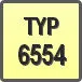 Piktogram - Typ: 6554